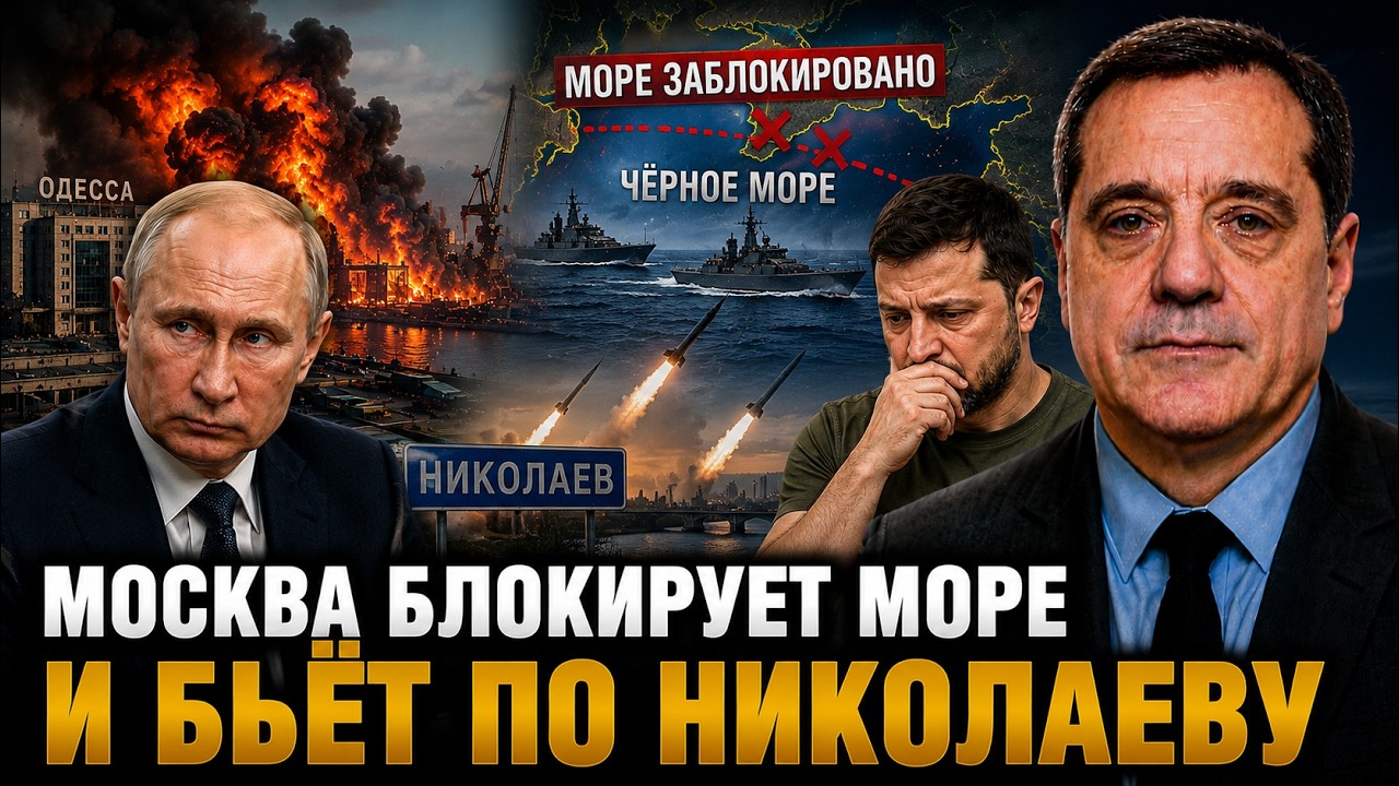 MOSCOW BLOCKS THE SEA AND STRIKES MYKOLAIV