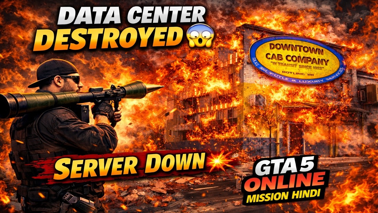 Pure System Hack & Destroy 😈 | Downtown Cab Data Center Raid | GTA 5 Online ||mudilmaxx