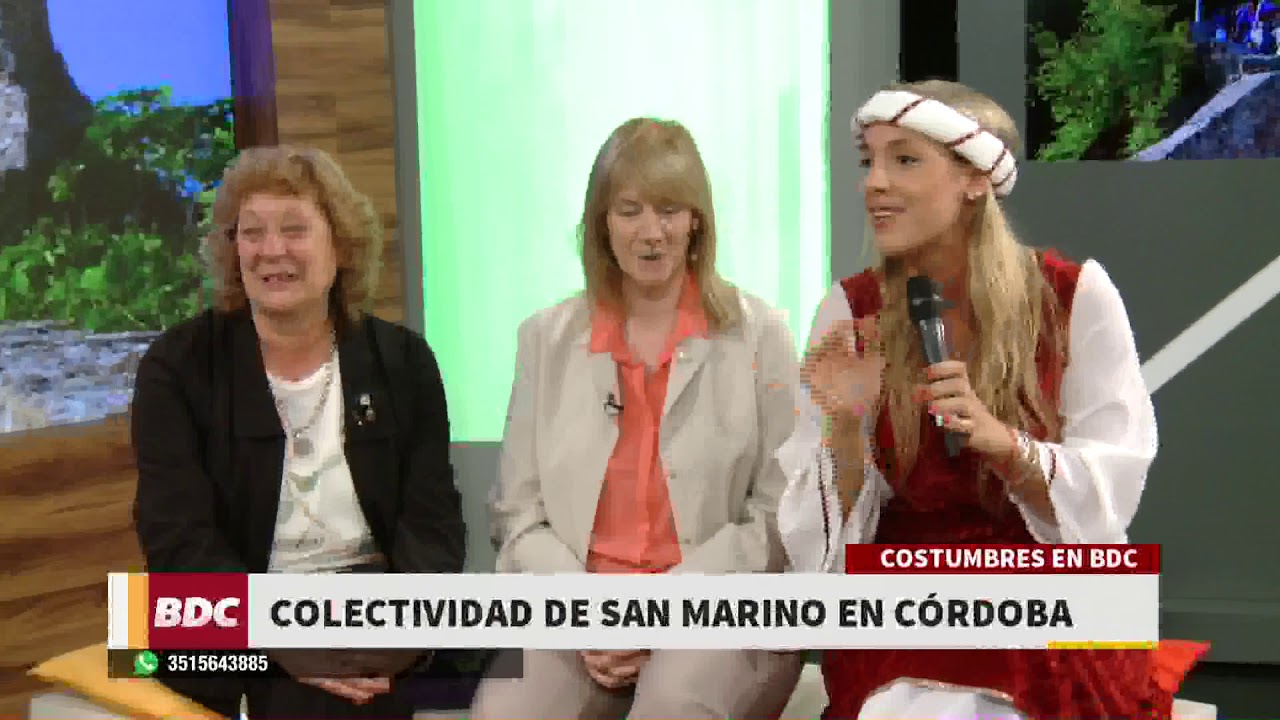 LAS COMIDAS DE LA COLECTIVIDAD DE SAN MARINO EN BIEN DE CÓRDOBA CANAL 10 CON HERNAN RONCO