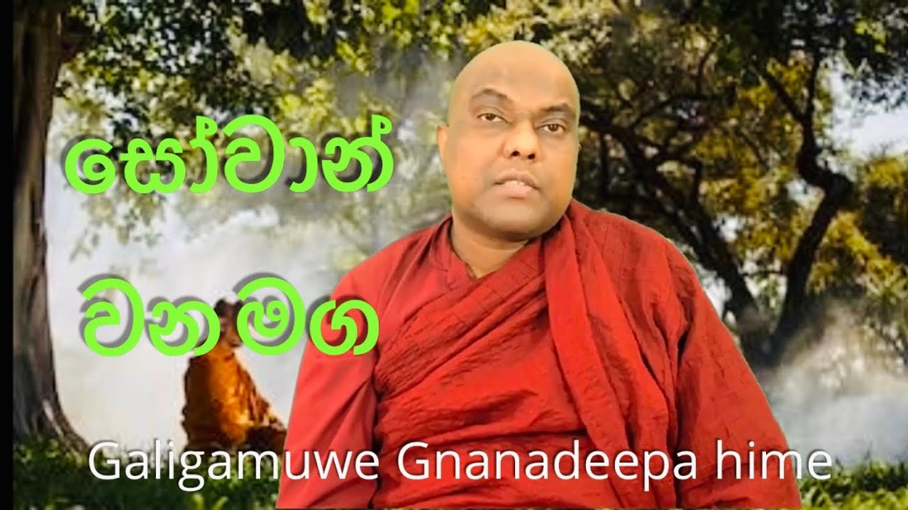 සෝවාන් වන මග.ධර්මාවබෝධයට වැදගත් දේශනාව - Galigamuwe Gnanadeepa Thero