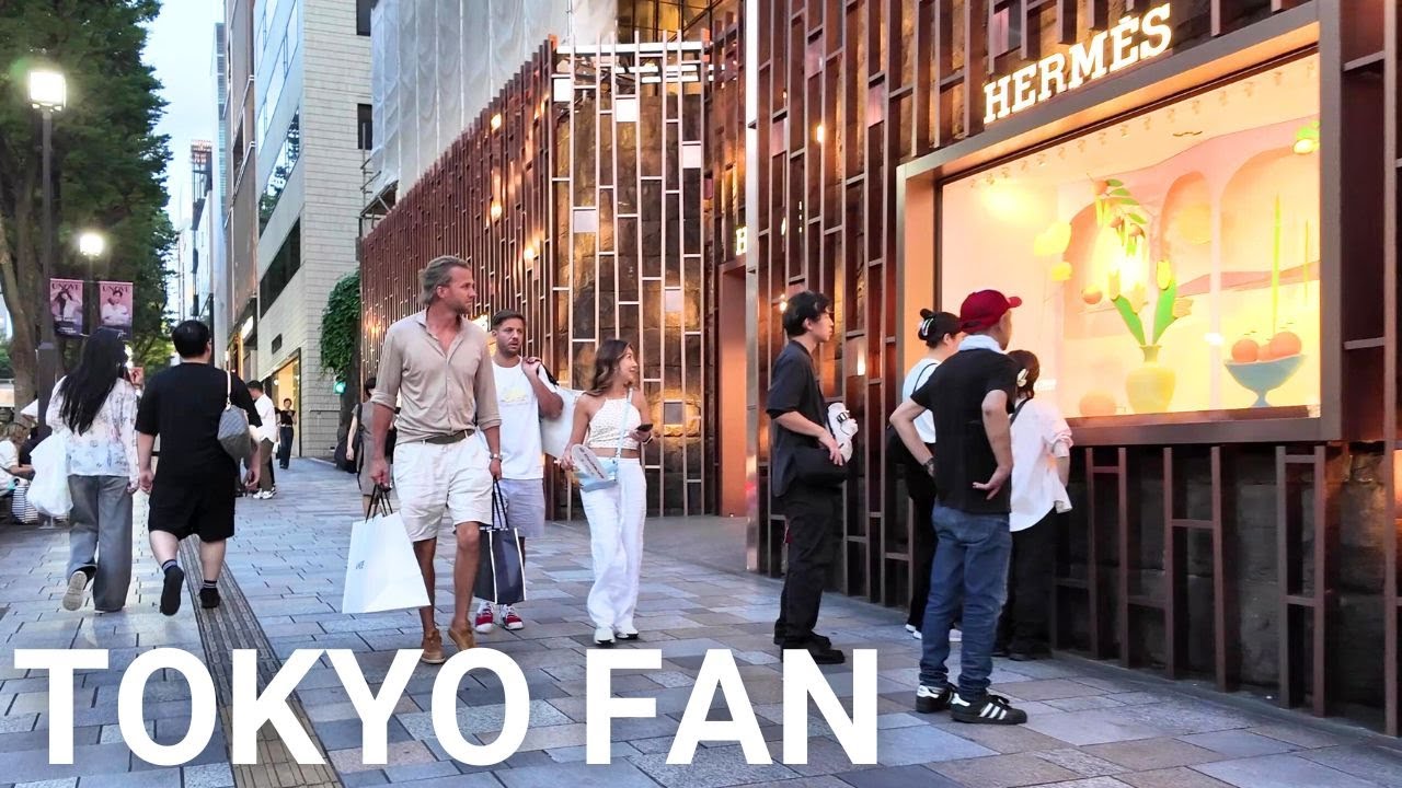 表参道・南青山散歩 |【4K】 Night Walking Omotesando and Minami Aoyama Tokyo Japan (June 2025)