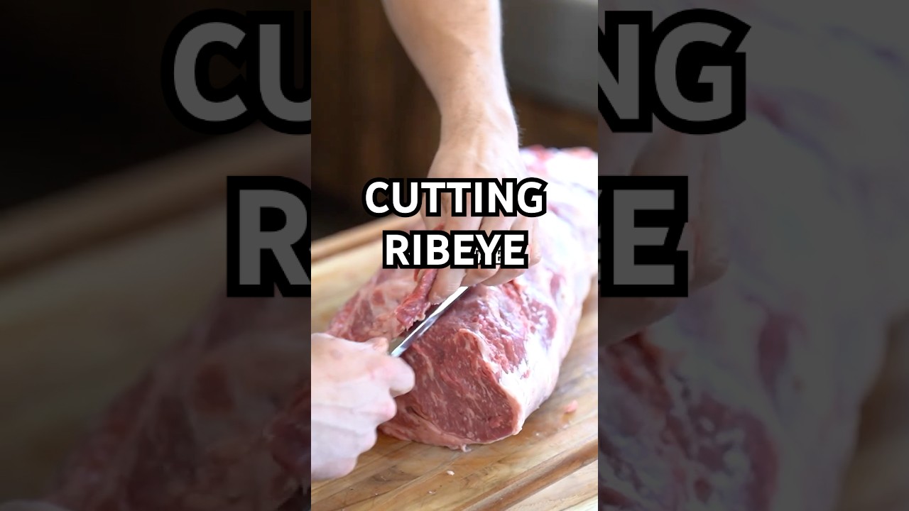 How To Cut A Ribeye Roast Like A Pro #steak #ribeyesteak #meat