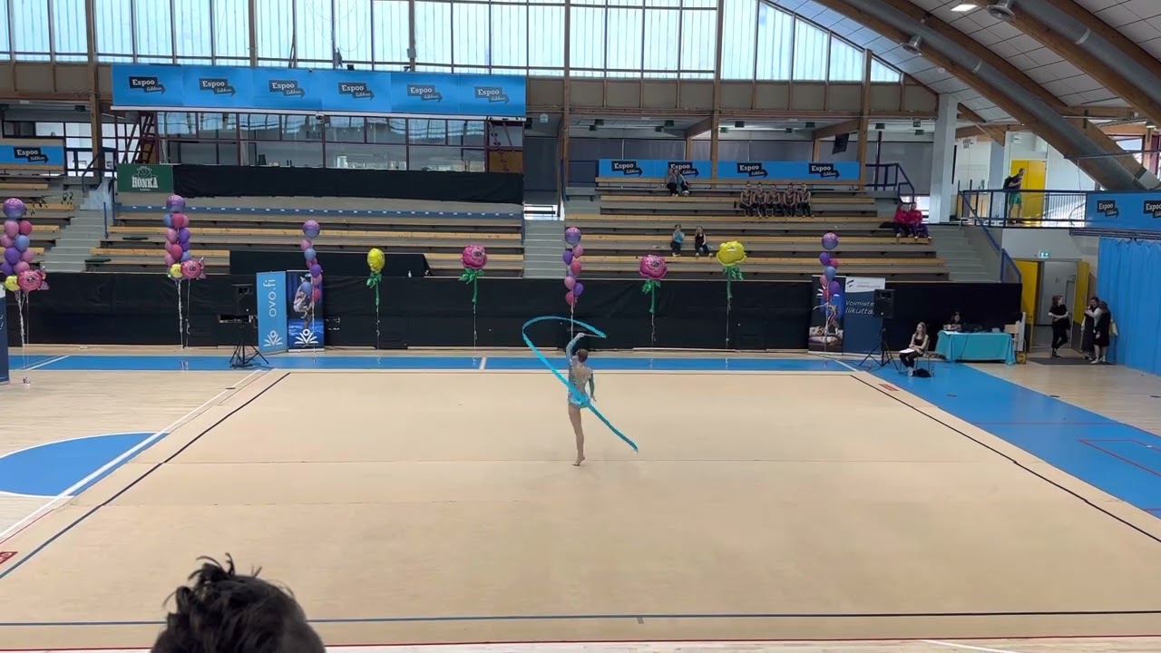 Emilia Kärkkäinen, Rytmisen voimistelun nauhaohjelma, OVO Cup 14.5.2023, Esitys