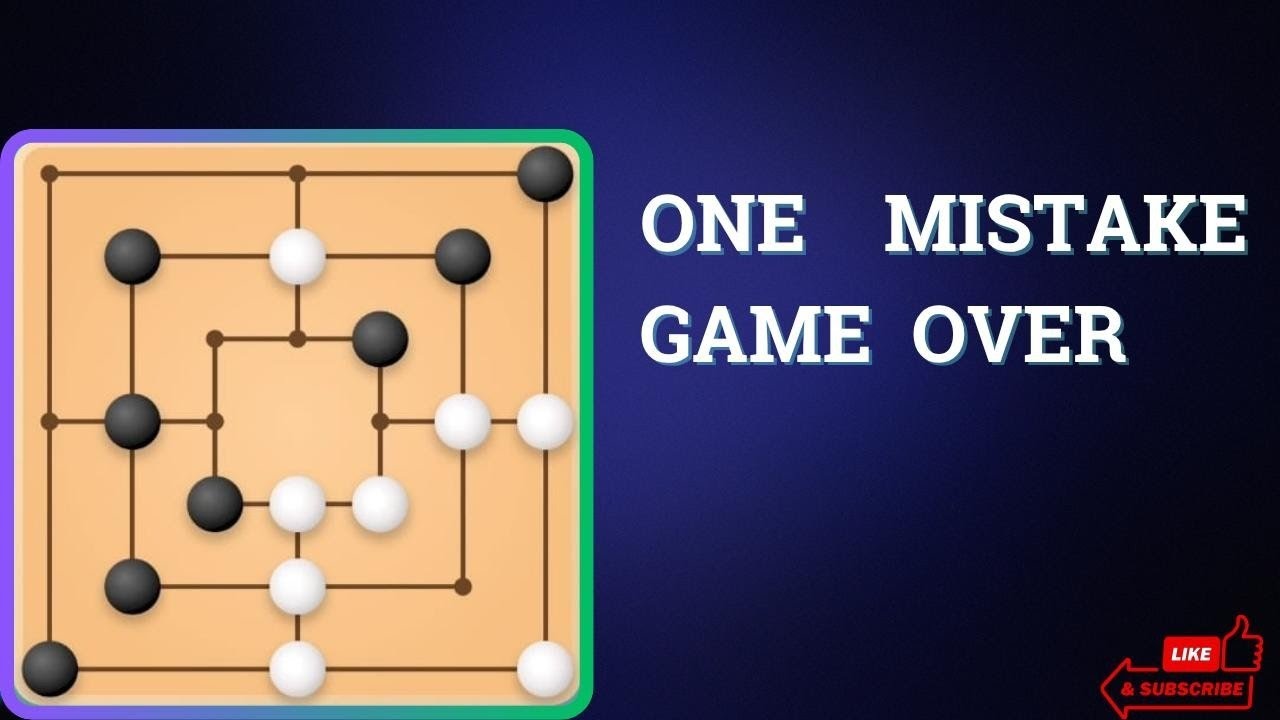 1 Wrong Move = GAME OVER 😱 | High-Stakes Nine Men&rsquo;s Morris Challenge 🎯🔥