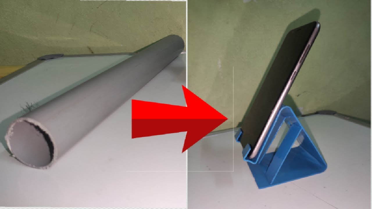 How To Make A Mobile Stand With PVC Pipe At Home | Home Made Mobile Stand | DIY |