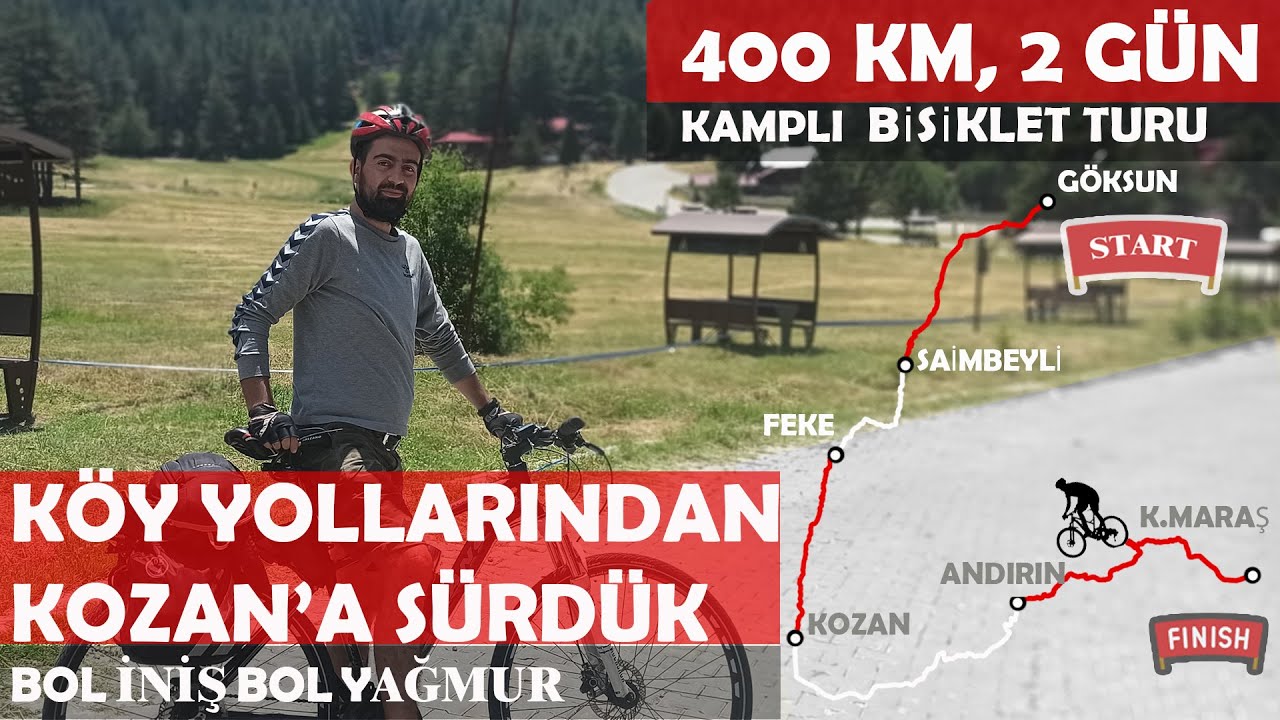 Efsane manzaralı 400 km bisiklet sürüş, kamp|BAŞKONUŞ YAYLASI | YAĞMUR FELÂKETİ|