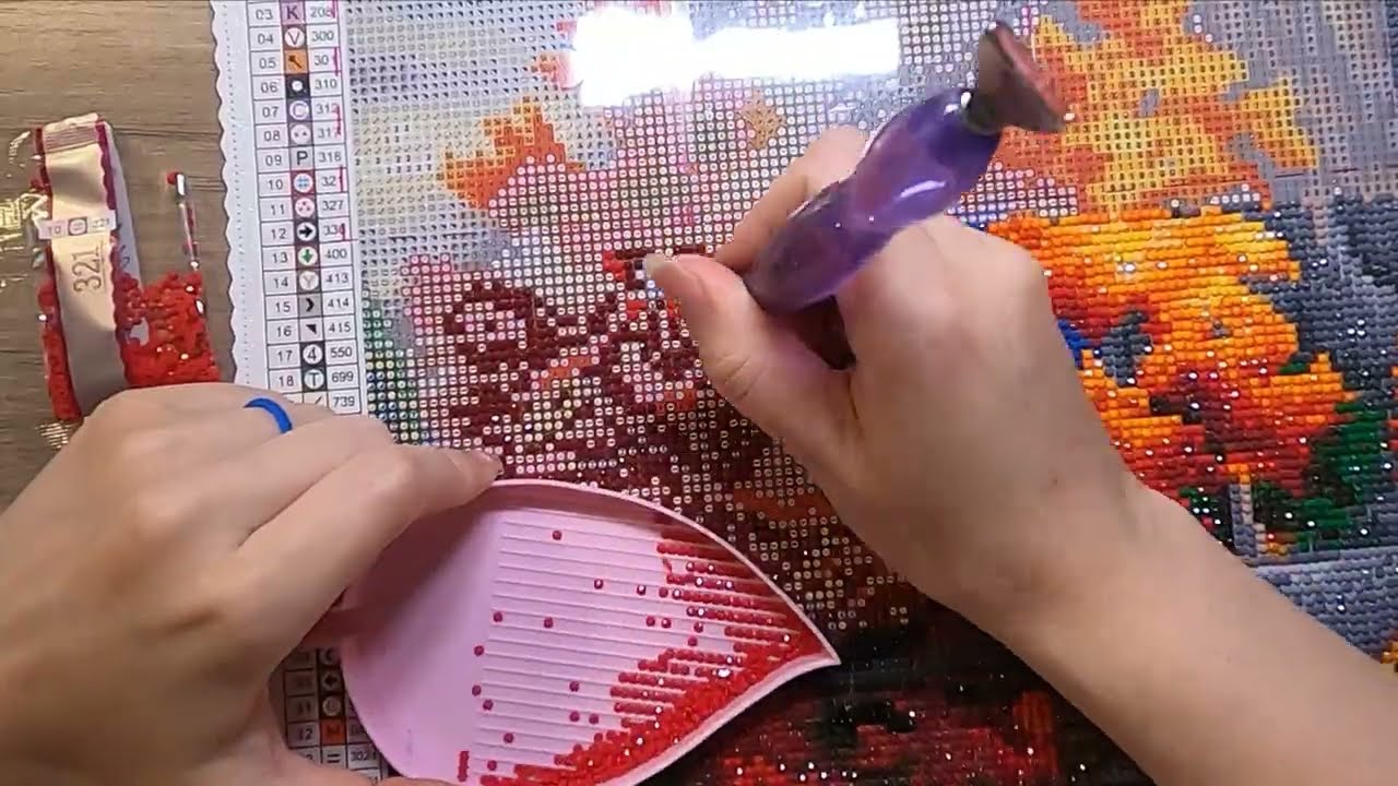 Space for Reflection | Diamond Painting Time Lapse