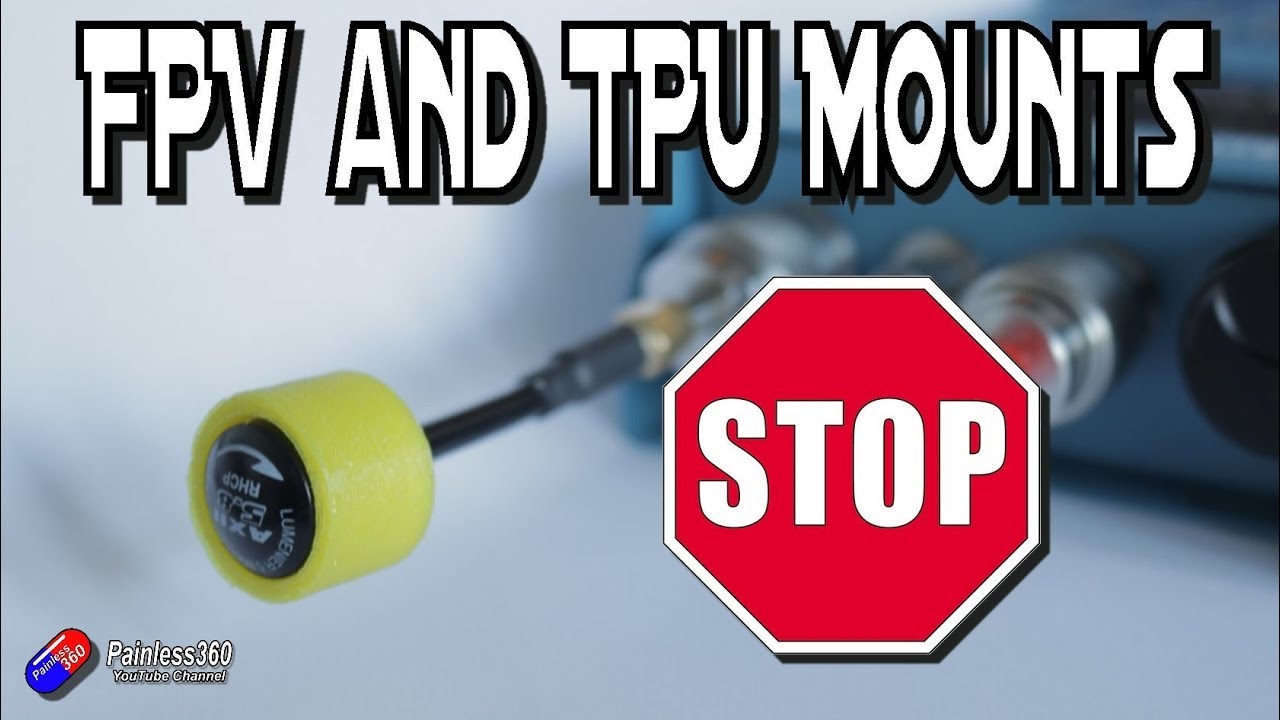 Don't mount your FPV VTX antenna inside TPU!