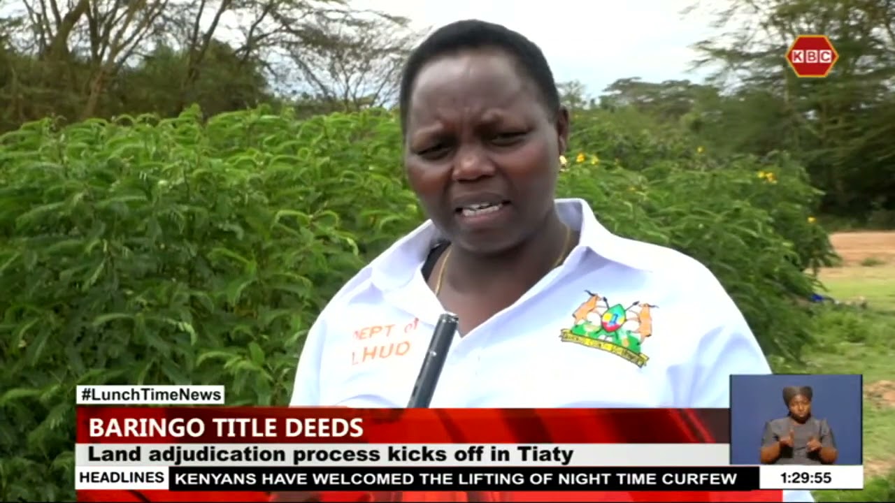 Land adjudication process kicks off in Tiaty