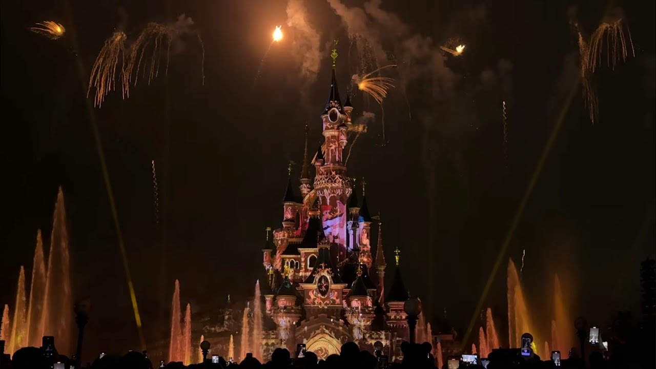 DisneyLand Paris Visit 2025 | Full Light Show of Disney Land #paris #disneyland #disney #travel