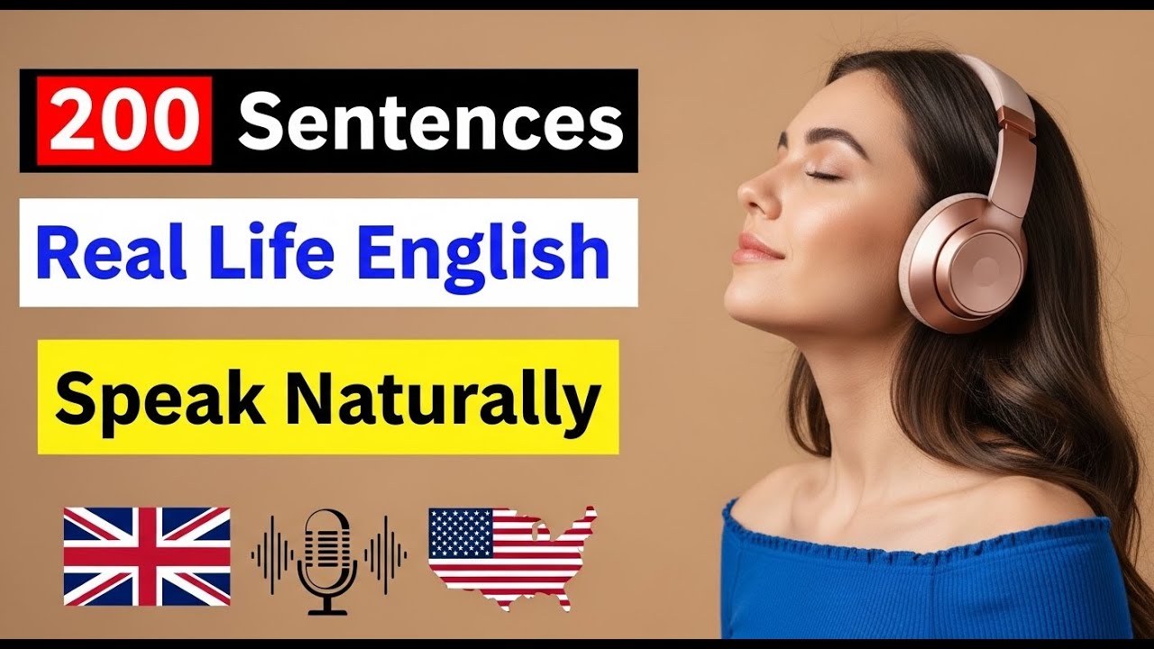 Speak English Naturally Without Translating   200 Daily Sentences Podcast