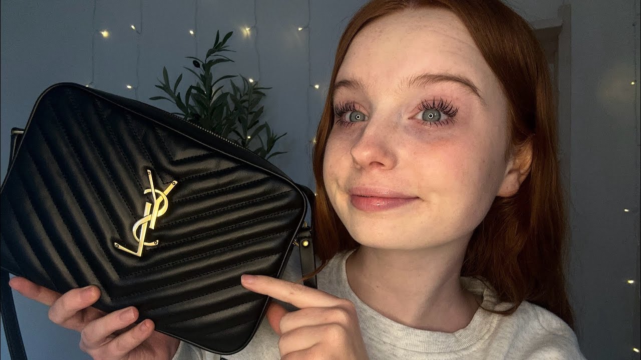 ASMR Unboxing My New YSL Purse! 🖤🫧