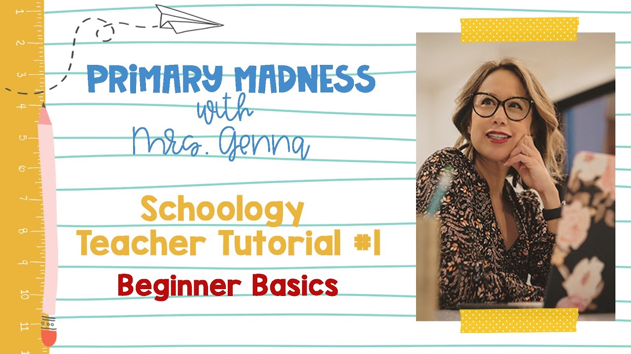 Schoology Teacher Tutorial #1 - Beginner Basics for the Primary Classroom