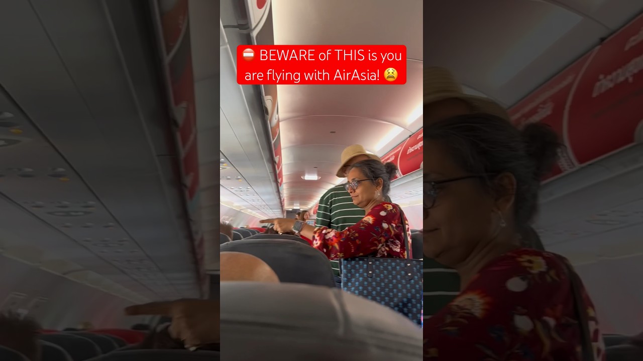 ⚠️ ВНИМАНИЕ: будьте осторожны с рейсами AirAsia! 😳 #шорты #путешествия #азия #юго-восточнаяазия