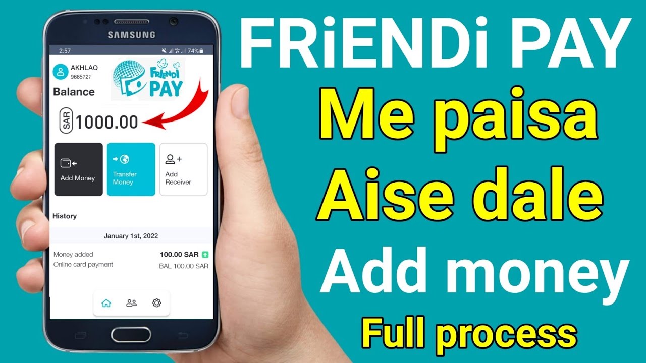 Friendi Pay Me Paise Kaise Dale | How To Add Money In Friendi Pay | Add Money In Frindi Pay