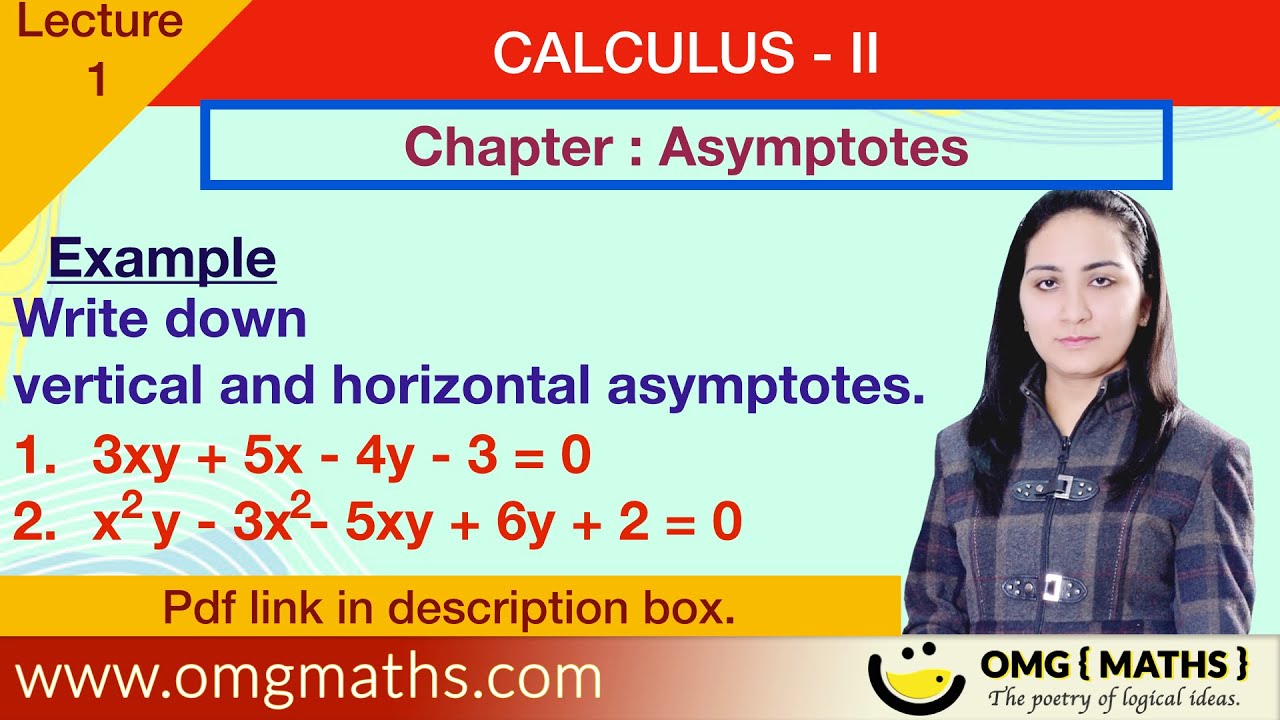 Parallel asymptotes | Rectangular Asymptotes | Asymptotes | Examples | Calculus 2 | Bsc