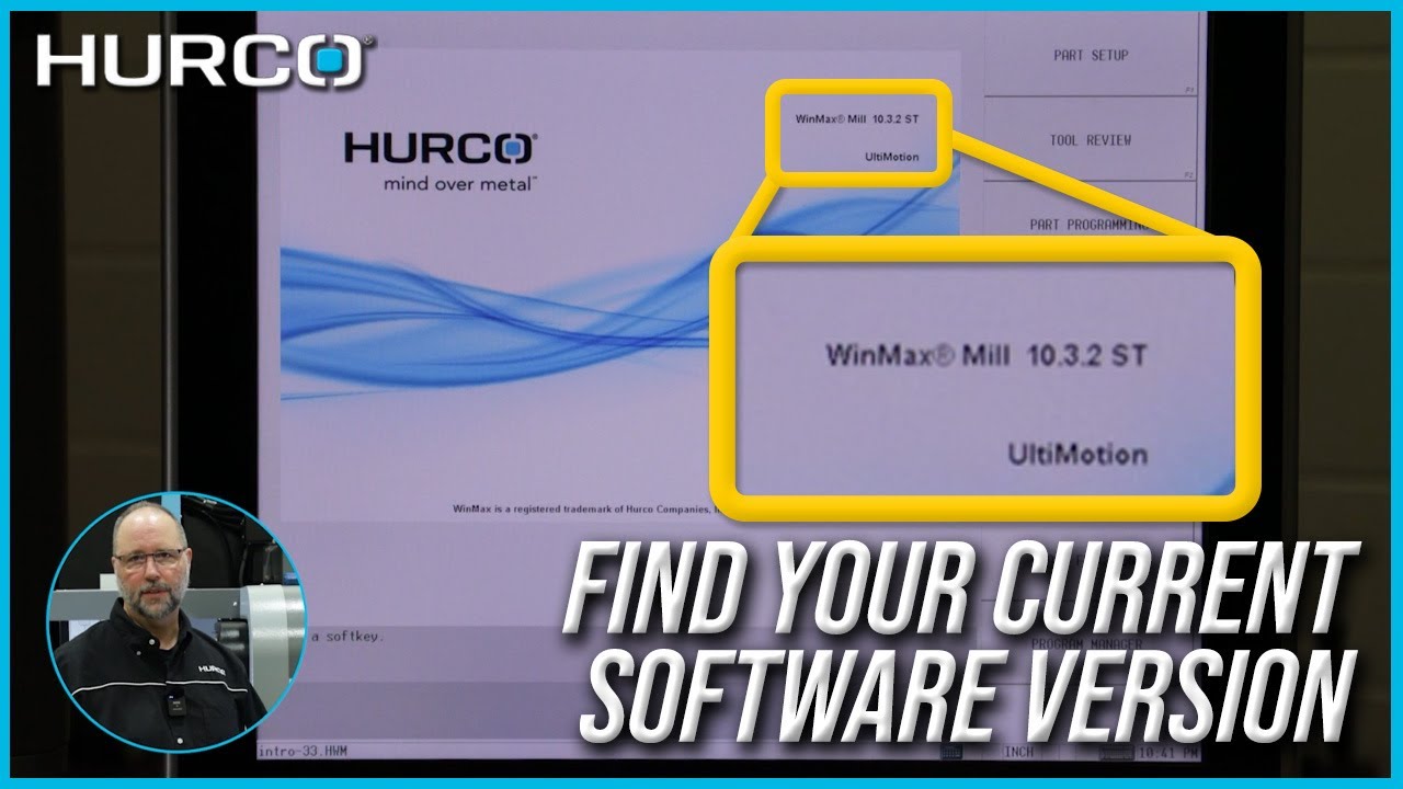 Find the Current Software Version on Your Hurco | Hurco CNC Control