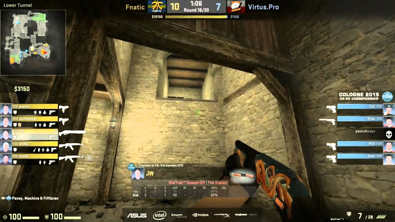 JW rekting VP on ECO with Sawed-Off