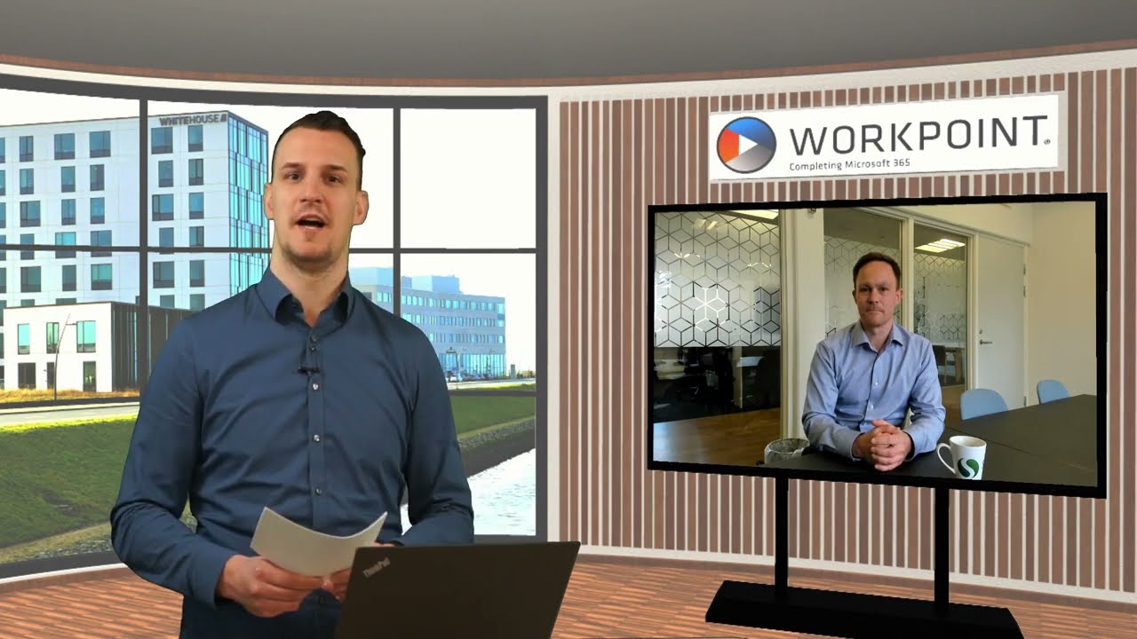 WorkPoint 365 Explore  w Jesper Kjærsgaard, from Simplitize and Helle Vinsten from Aarhus Havn
