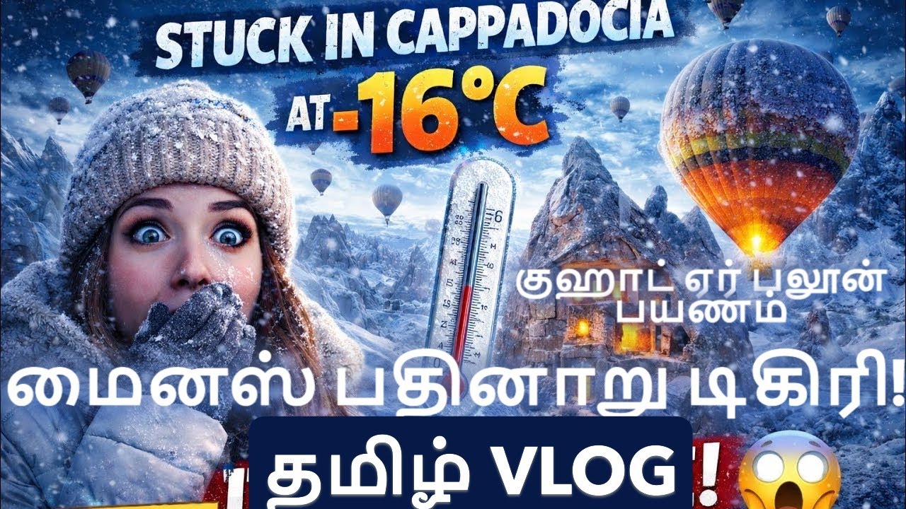 Turkey Cappadocia-ல -16°C! இப்படி ஒரு அனுபவம் எதிர்பார்க்கவே இல்ல #trending #turkey #istanbul 