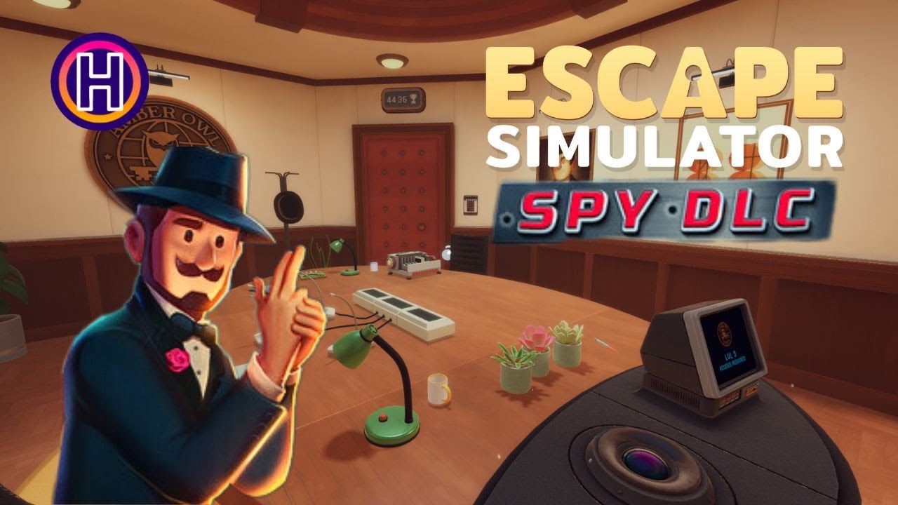 It's been a while but... PUZZLE TIME! | Spy DLC, Escape Simulator