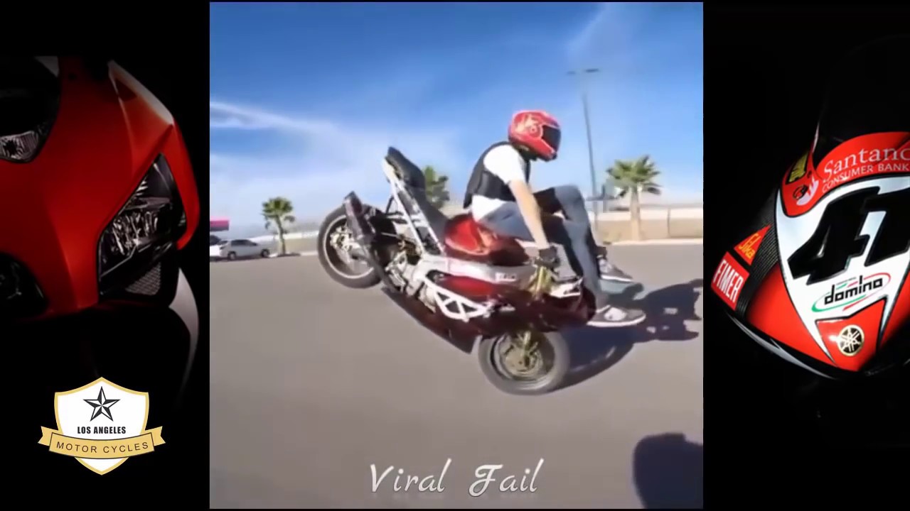 GIRL MOTORCYCLE FAIL & WIN Compilation 2016