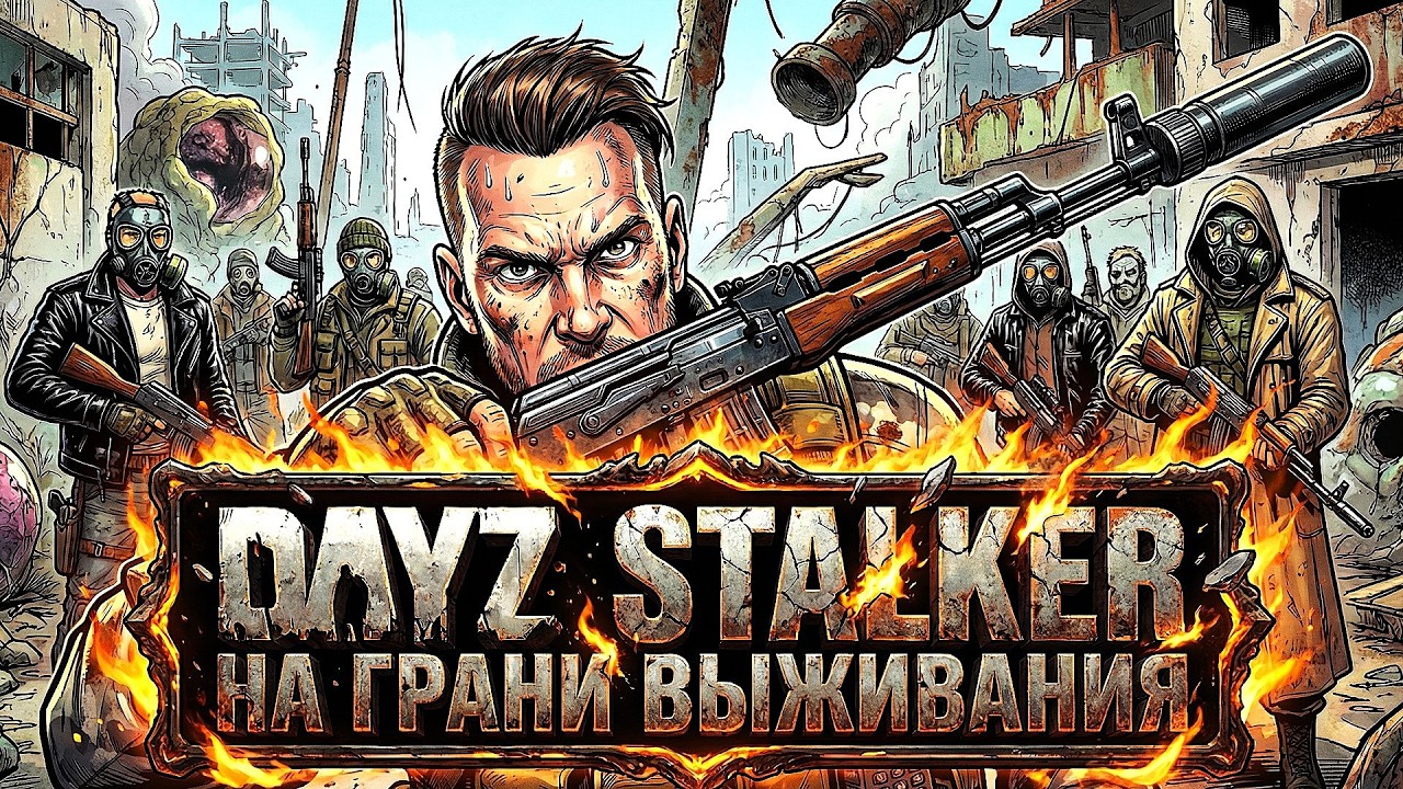 DayZ | Выживание на Грани и Штурм Военной базы - Stalker Samopal PVE