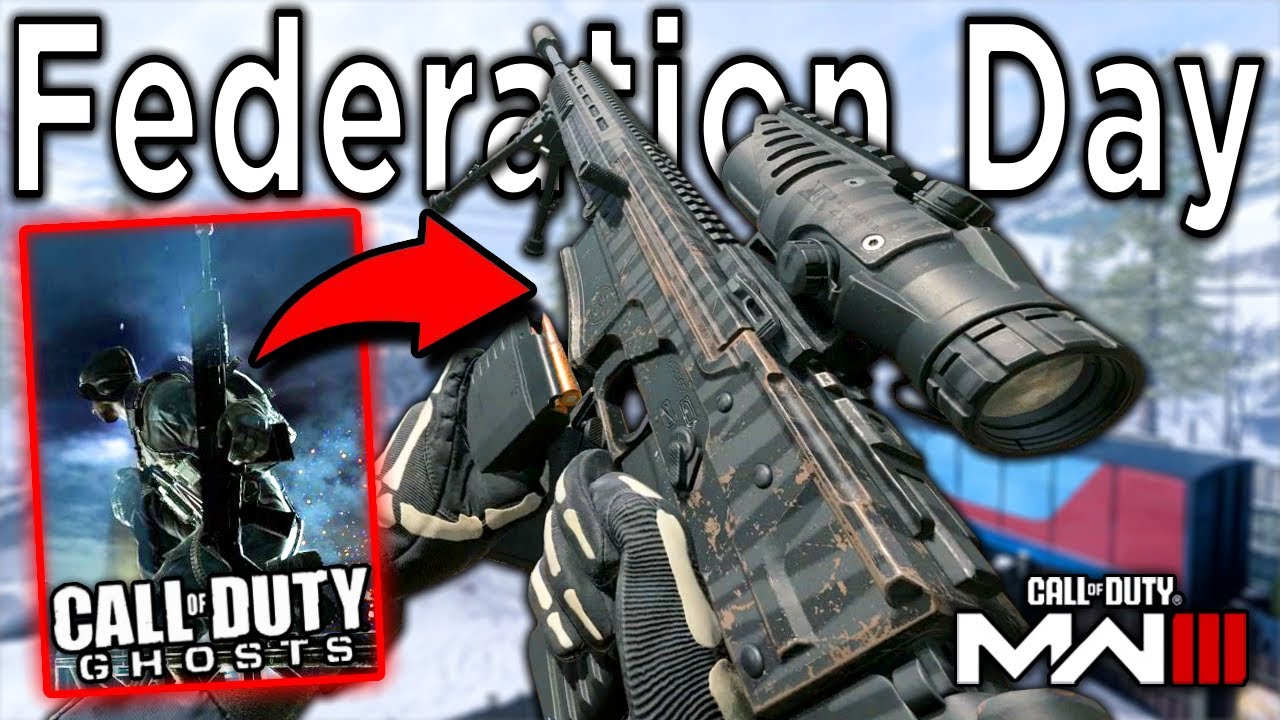 CoD Ghosts IA-2 & Vector from Federation Day Mission - Modern Warfare 3 Multiplayer Gameplay