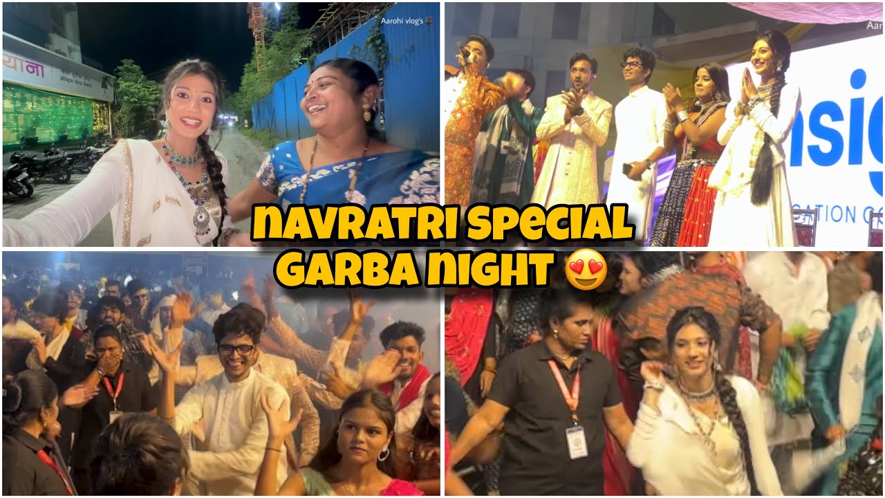 Navratri special 😍 best garba night ever 🫶🥰 