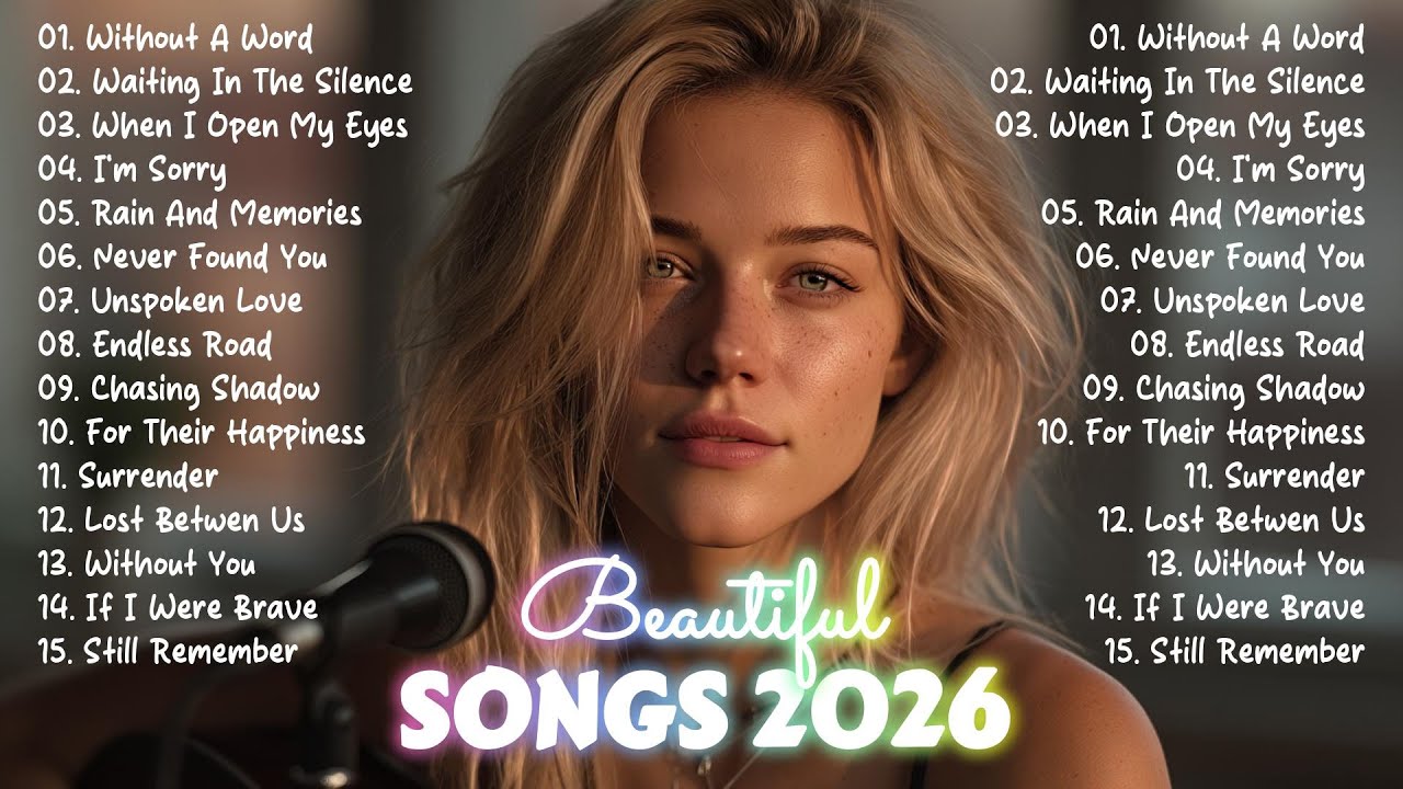 Beautiful Songs 🎵 Soft, Calm & Romantic Love – Top Music Playlist