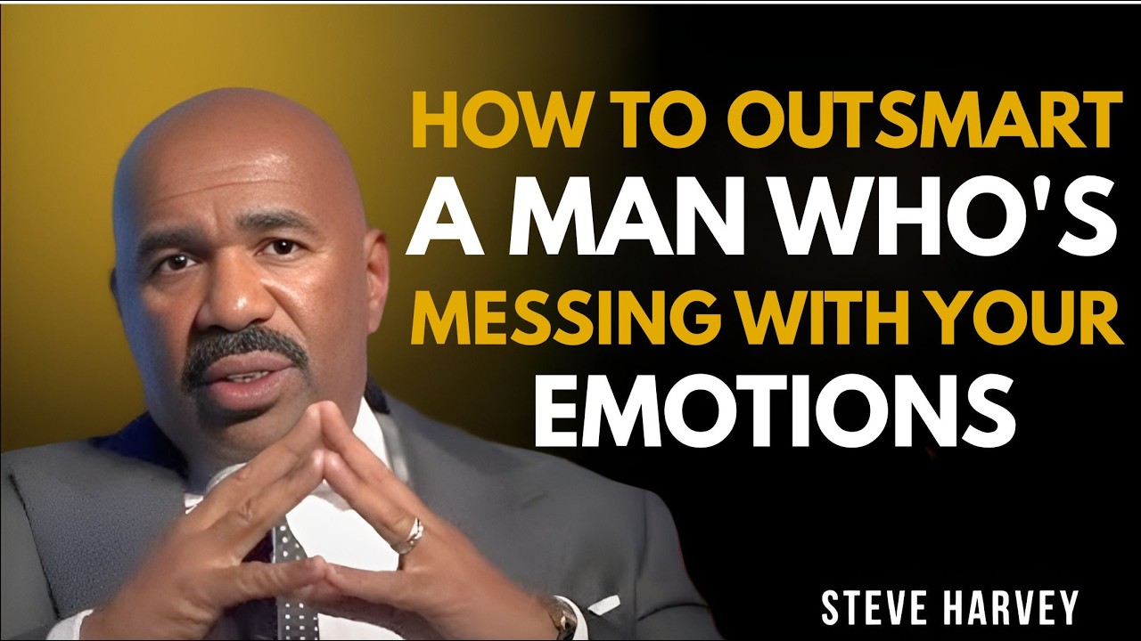 HOW TO OUTSMART A MAN WHO'S MESSING WITH YOUR EMOTIONS 💔🧠 | Steve Harvey Advice