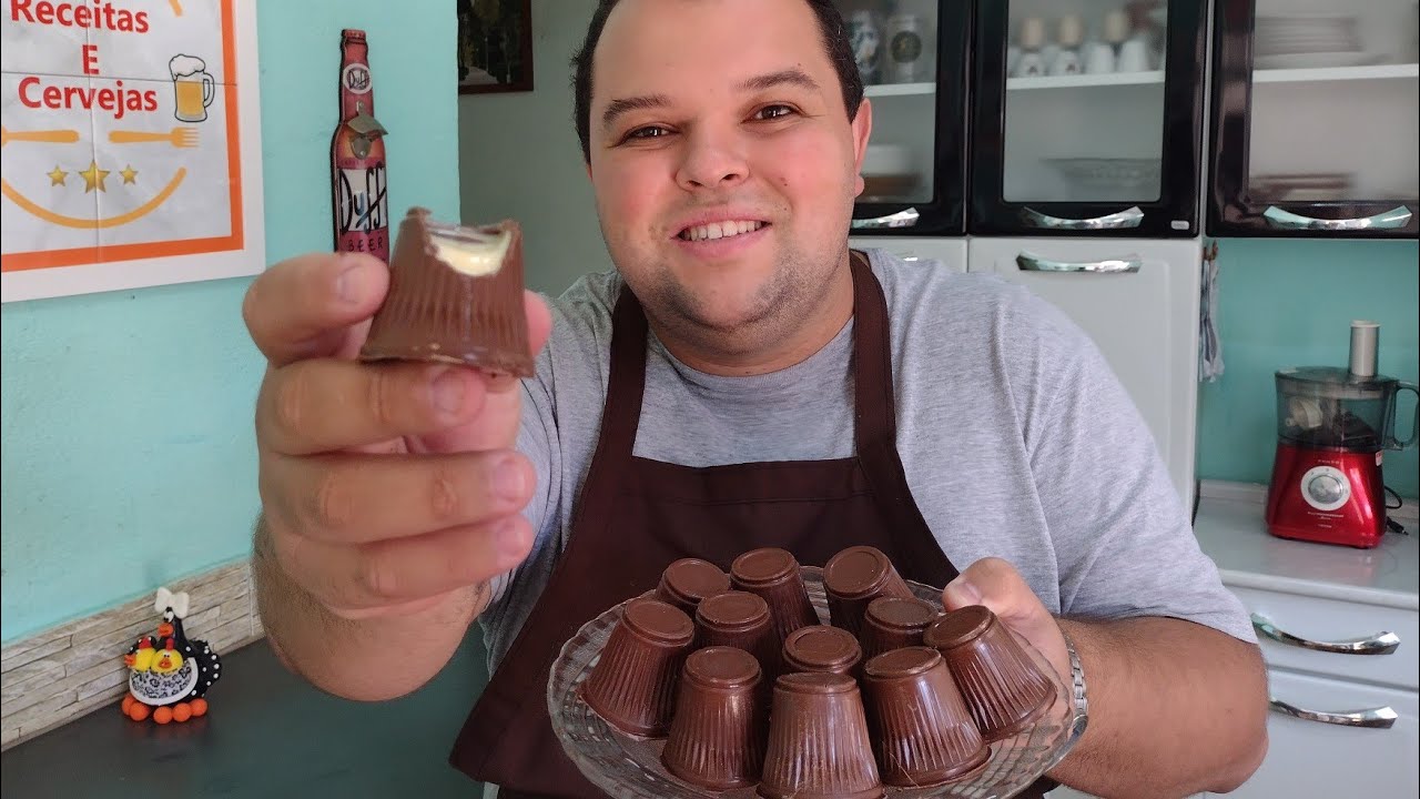 Bombom no copinho de caf&eacute; - super f&aacute;cil e delicioso #bombomnocopinho #bombom #bombomcaseiro