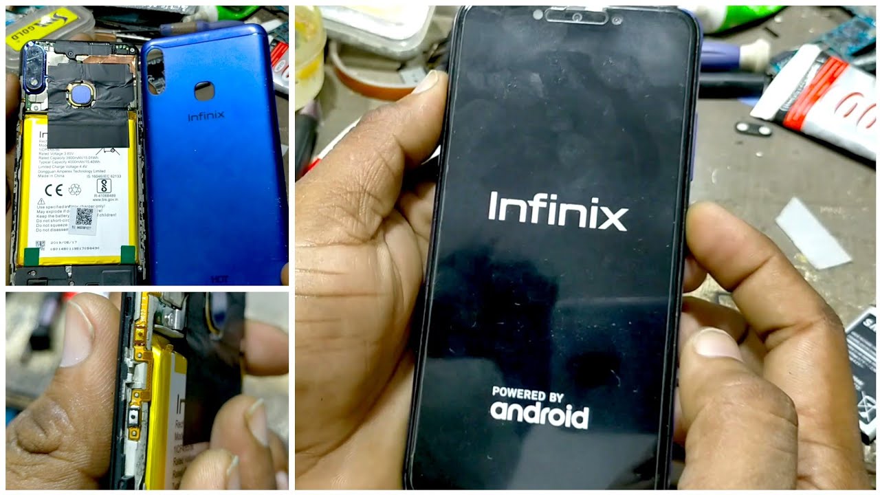 infinix hot 7 pro power button not working / infinix hot 7 pro restart problem/ infinix disassembly