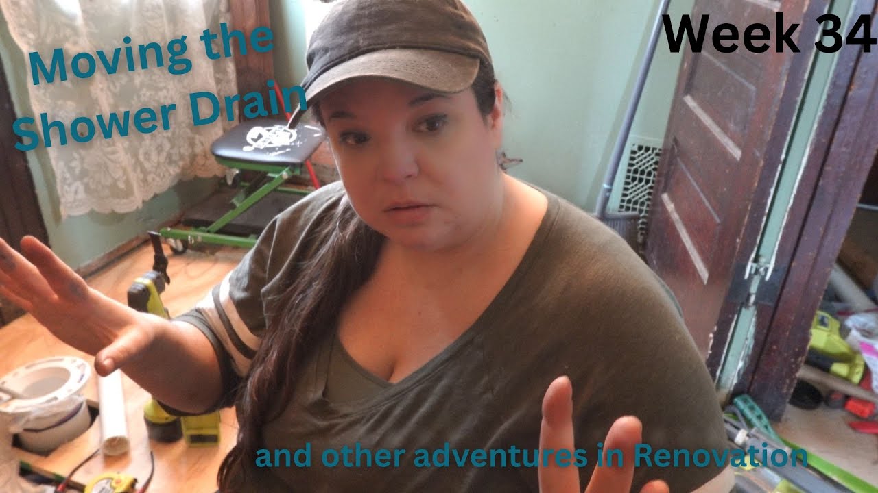 One Woman Renovation Fixing Leaks & Fighting Wires – Bathroom Renovation Continues  Week 34