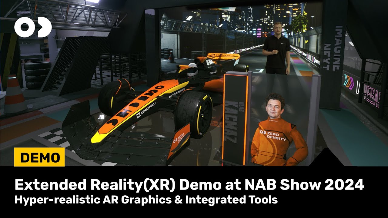 Extended Reality (XR) Production Demo at NAB Show | Hyper-Realistic AR Graphics & Integrated Tools