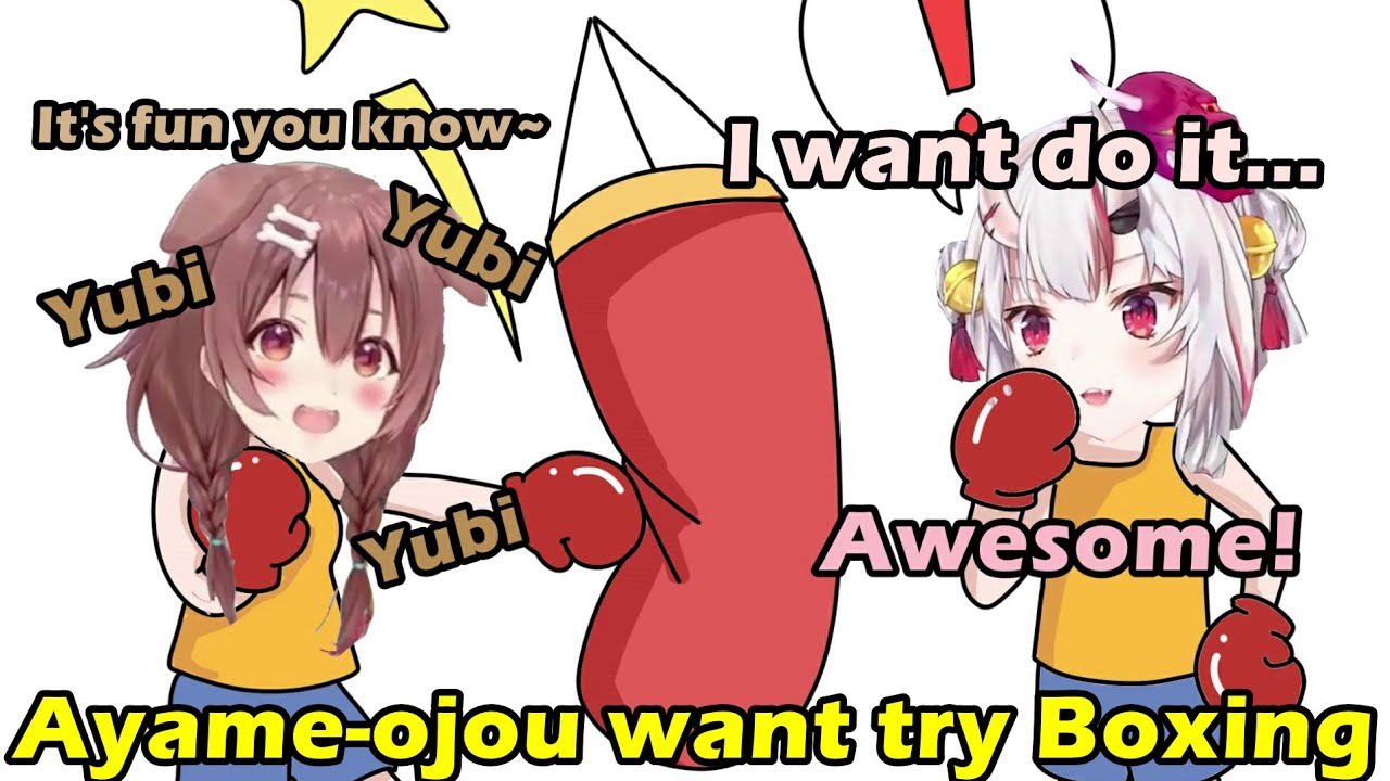 Nakiri Ayame-Ojou Wants To Try and Do Boxing Like Koro-san【Hololive English Sub】