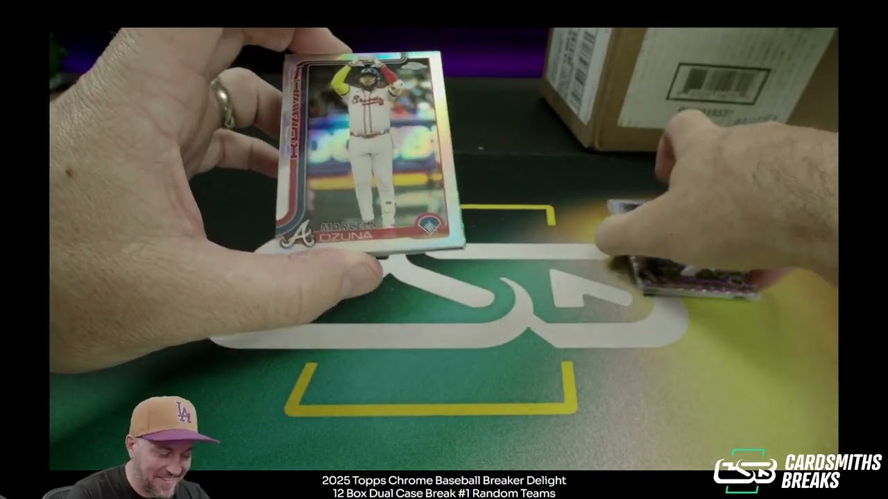 2025 Topps Chrome Baseball Breaker Delight 12 Box Dual Case Break #1
