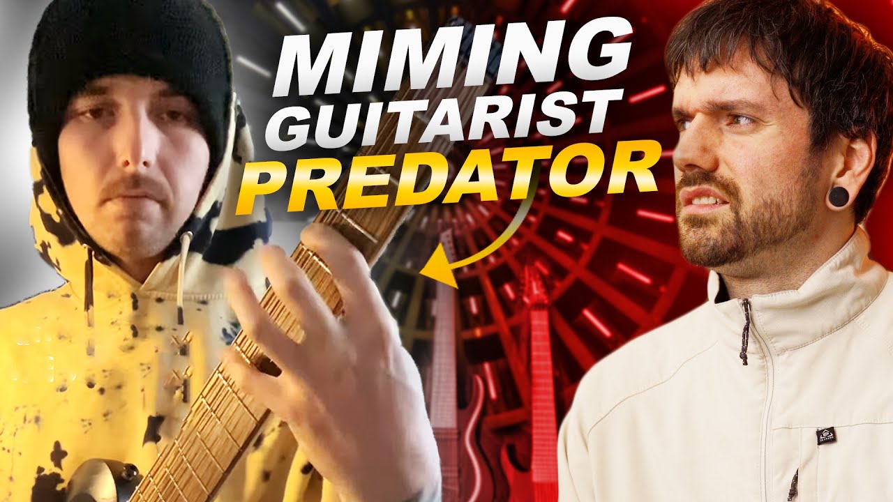 I discovered this guitarist mimes and likes 'em young