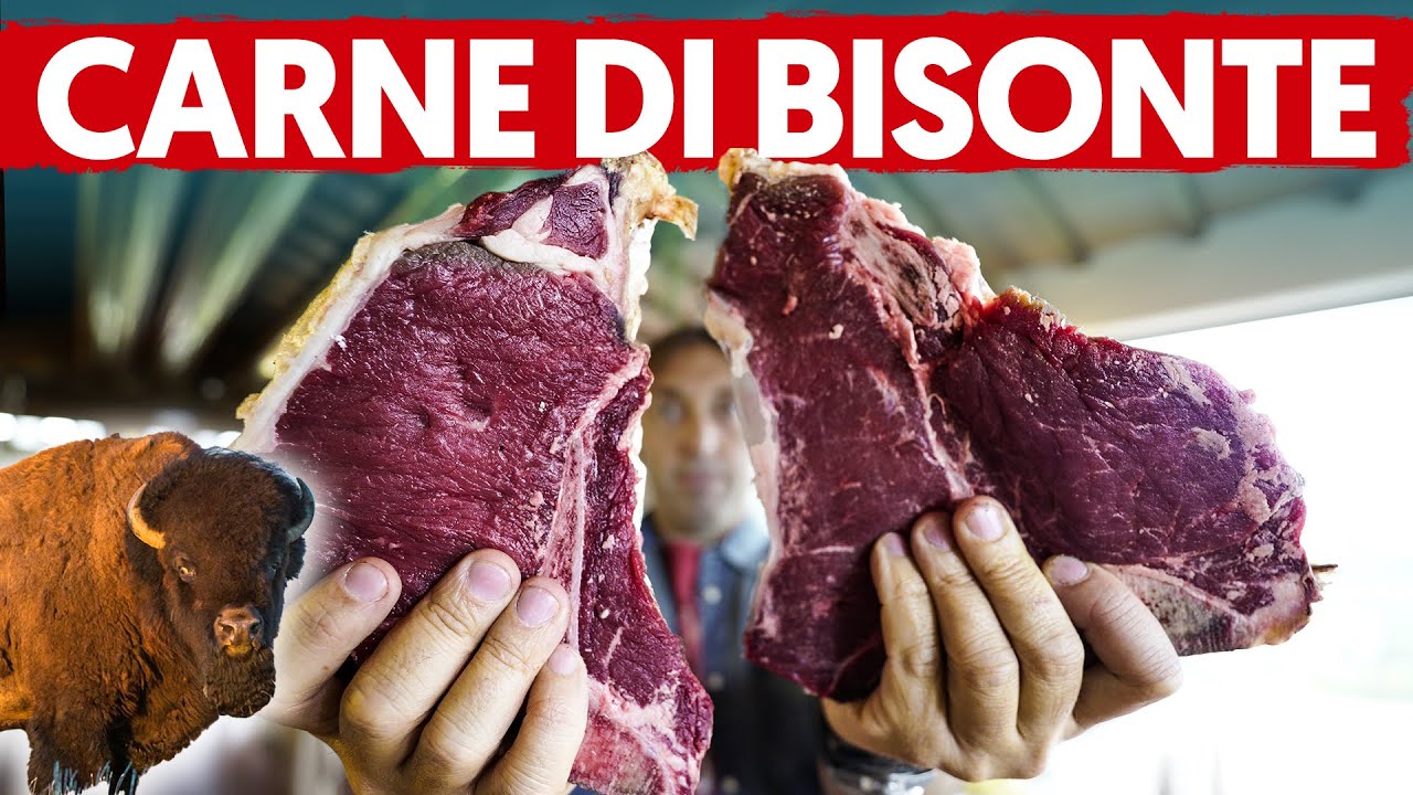 🦬BISTECCA DI BISONTE🦬 tenerezza INCREDIBILE! si taglia con il cucchiaio #carnedibisonte
