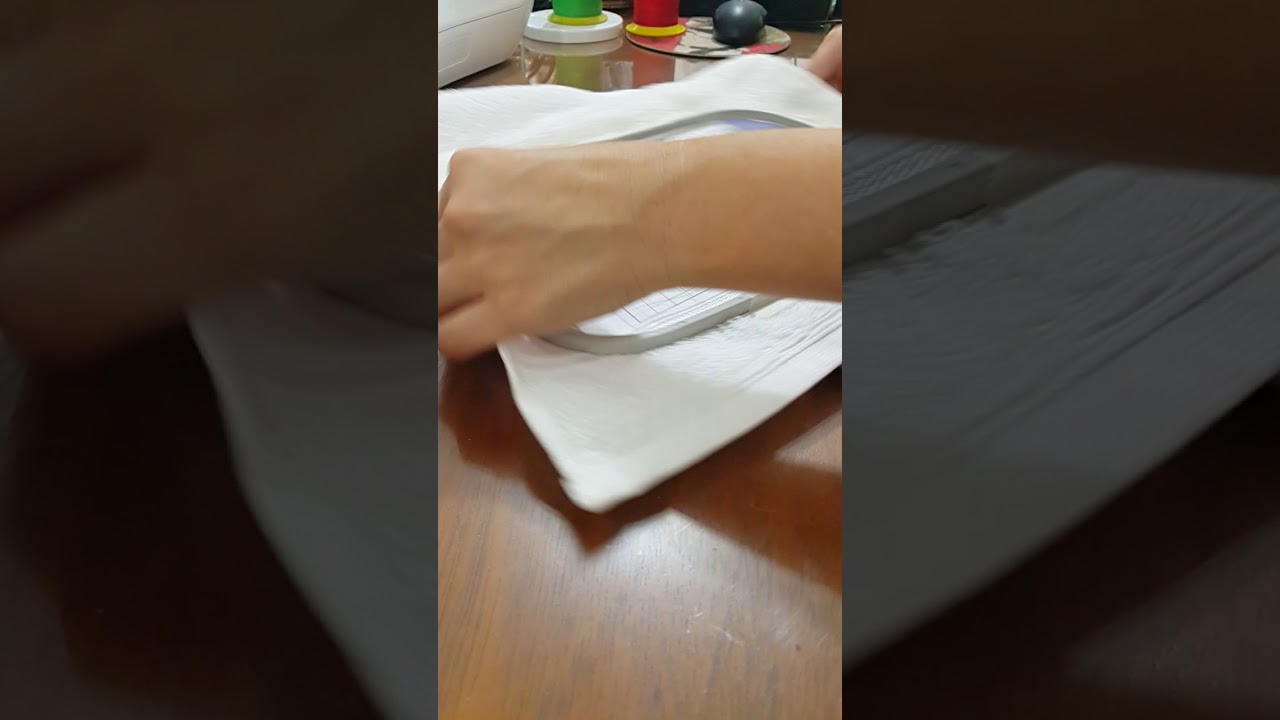 aula 2   colocando tecido no bastidor
