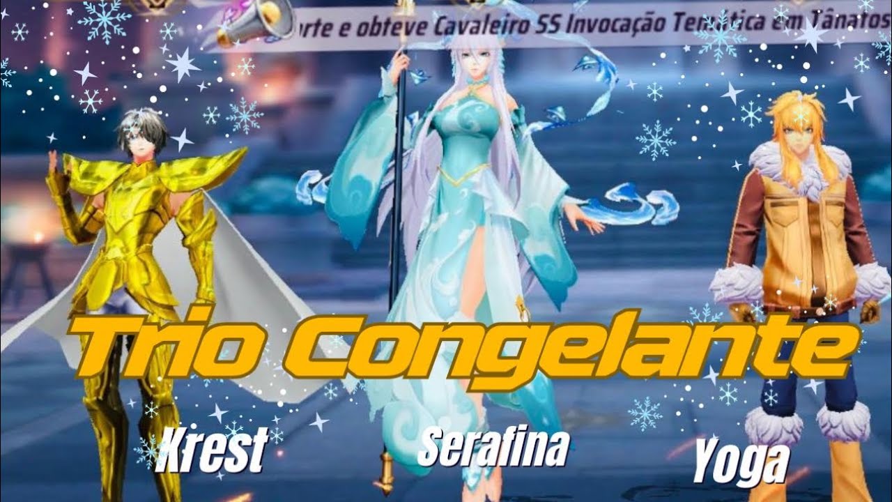 DOIS METAS E UM OFF-META O TRIO PERFEITO🥶QUE FRIO! SAINT SEIYA AWAKENING 