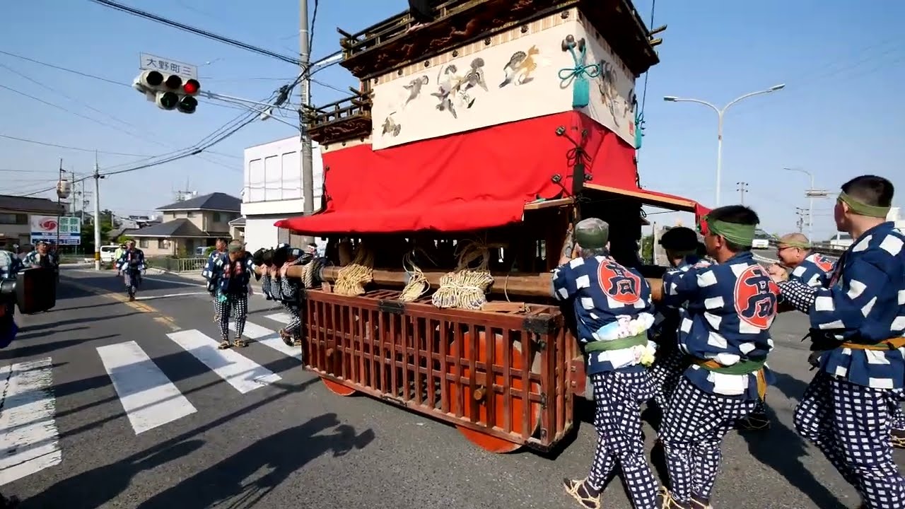 2017大野高須賀町「唐子車」～遊神楽