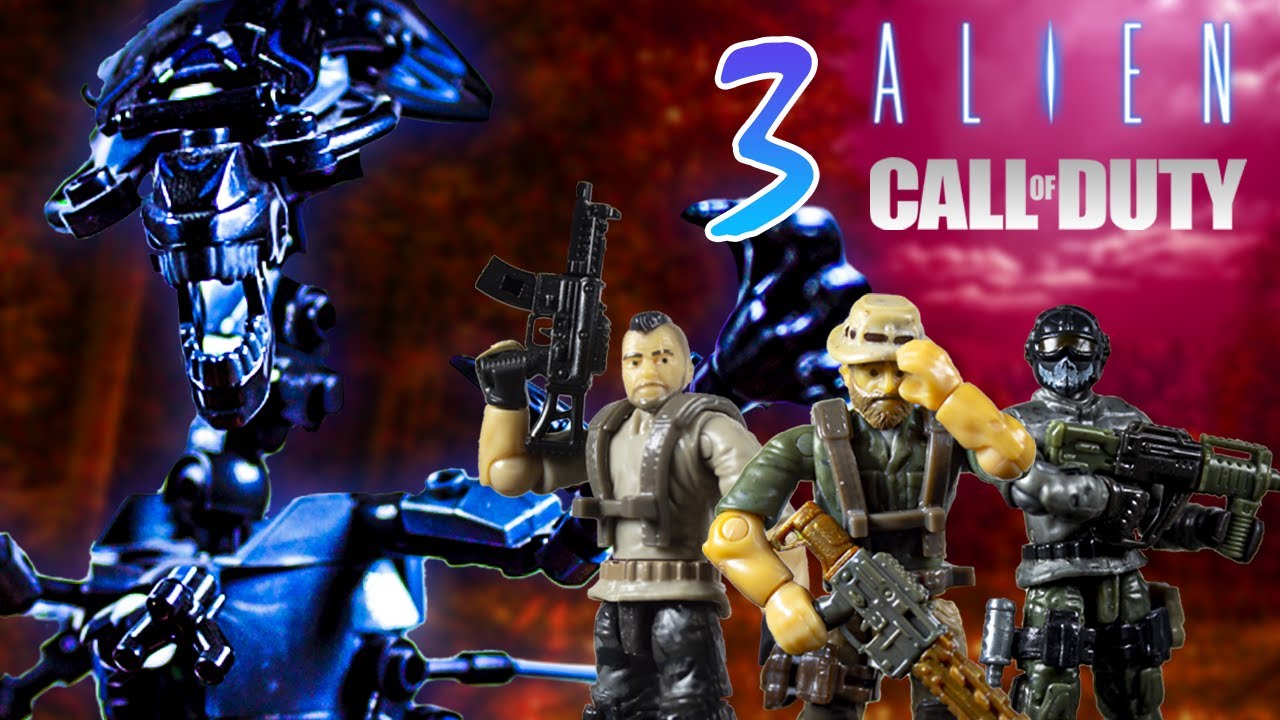 Mega Construx ALIEN QUEEN Stop Motion, CALL OF DUTY Mega Construx Stop Motion Mega Bloks COD