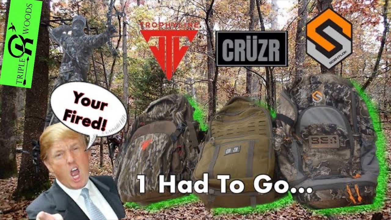 Whitetail Saddle Hunting Pack - One Of Them Gets Fired! Trophyline, Cruzr, Scentlok #hunting #deer
