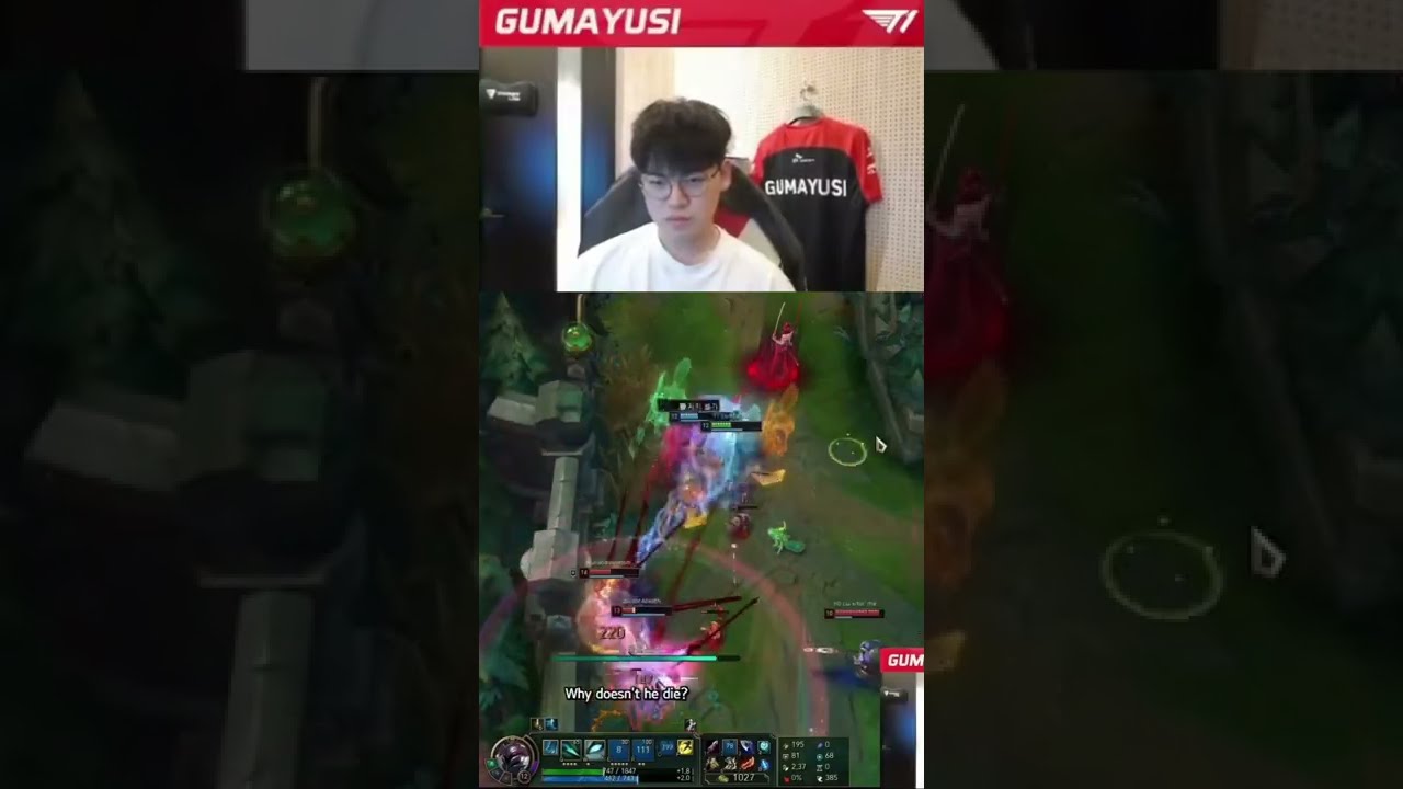 T1 Gumayusi Kalista BEST ADC 🔥🐧🥶 #leagueoflegends #t1 #gumayusi #t1win #t1fighting #shorts