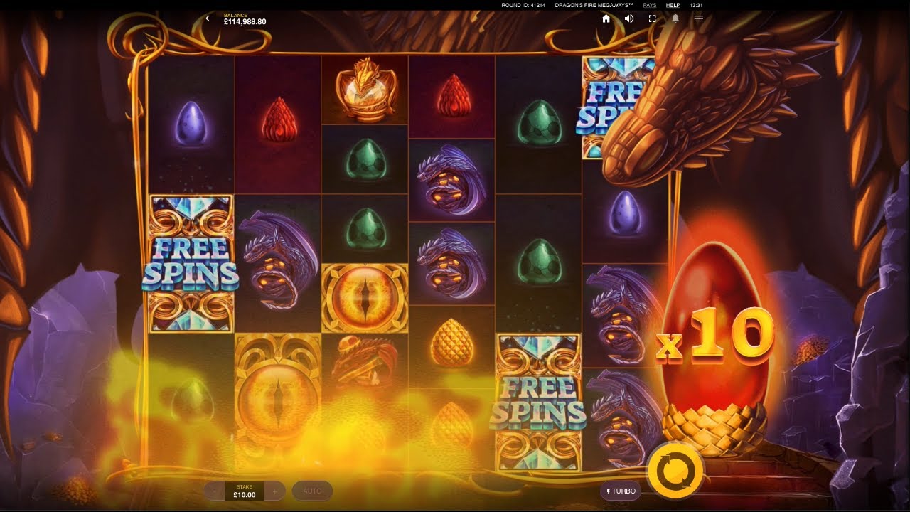 Dragon's Fire Megaways Bonus Feature (Redtiger)(GIGANTIC)