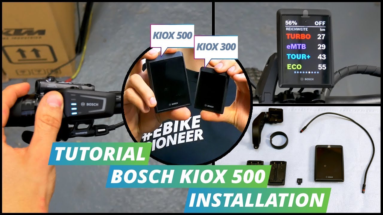Модернизация Bosch Kiox 500 в системе Smart | Учебное пособие | EBIKE24