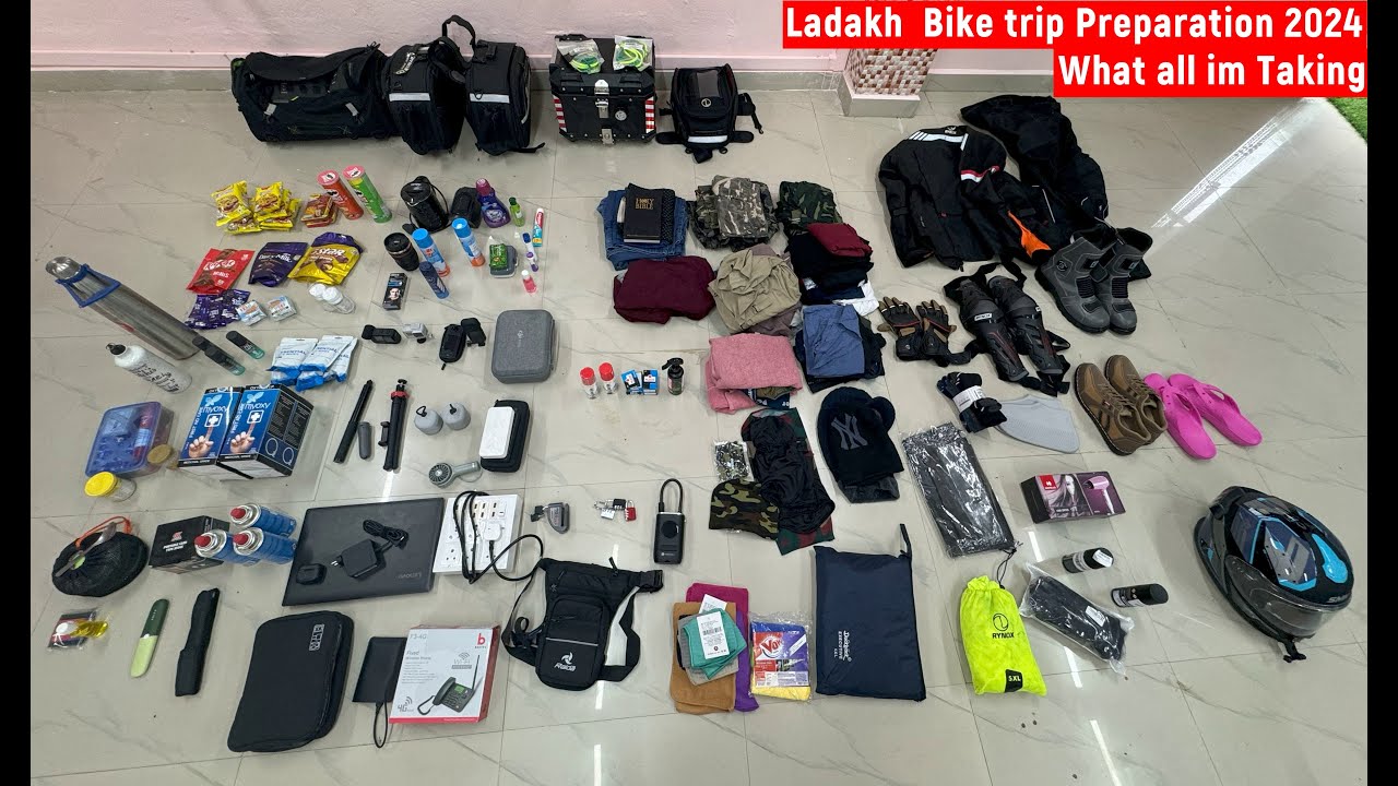Ladakh  Bike trip Preparation | August 2024 | Jack Royal Ride | What all im Taking | Jack Royal Ride