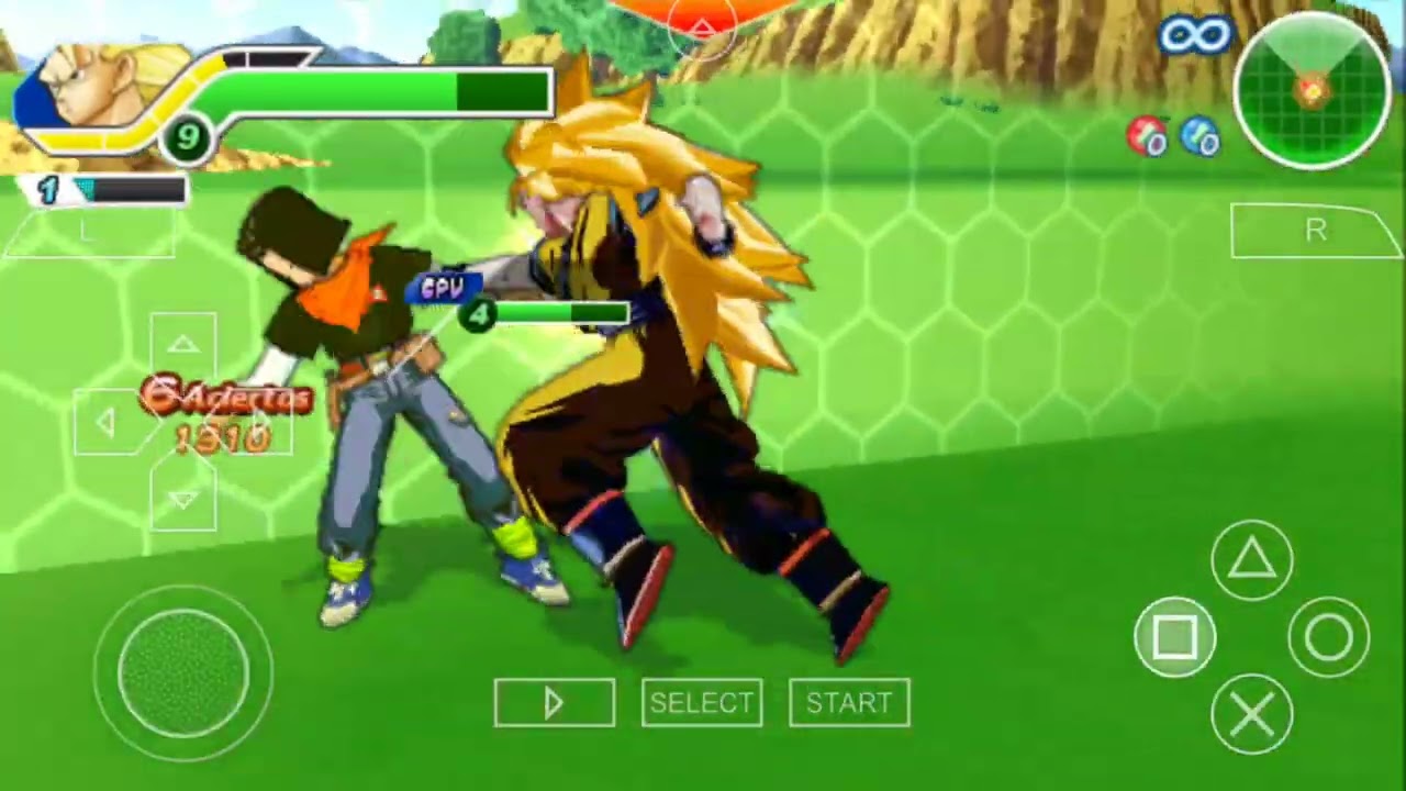  dragon ball z tag team goku sj3 vs androide 17 