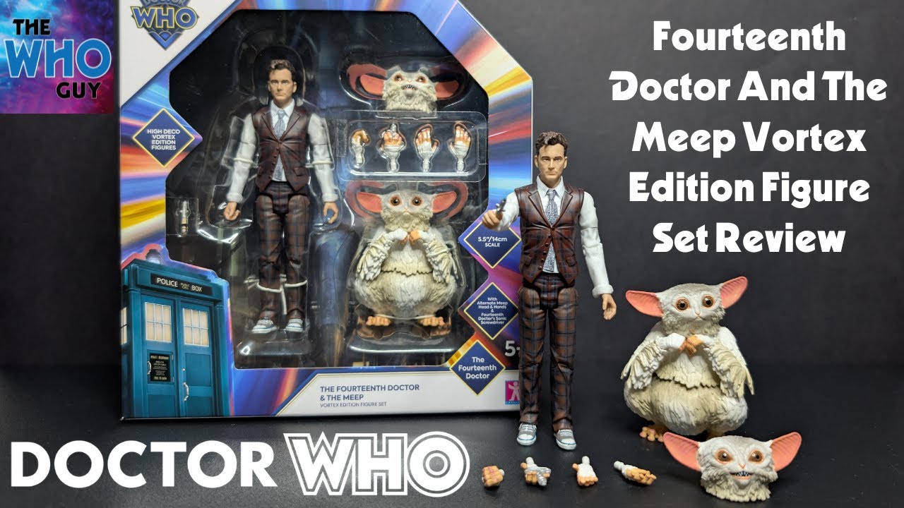 Doctor Who Fourteenth Doctor And The Meep Vortex Edition Figure Set Review